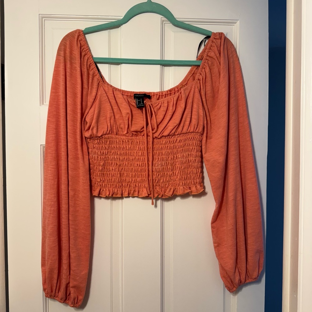 Forever 21 orange top